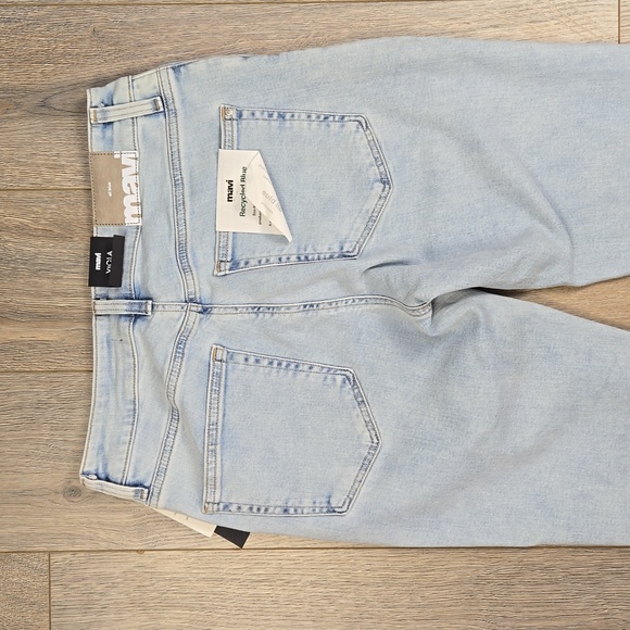 Mavi light wash Viola high rise slim straight leg cropped jeans size 27/29, NWT - Picture 9 of 15